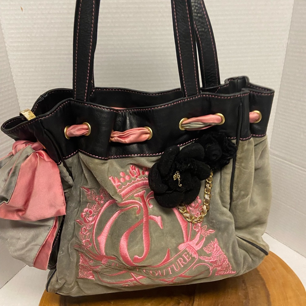 Y2K Juicy Couture Large Velour Tote Bag
